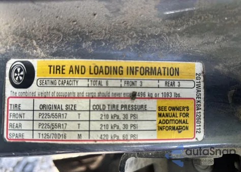 2010 Chevrolet Impala Ls z USA, uszkodzony, nr VIN 2G1WA5EK8A1260112